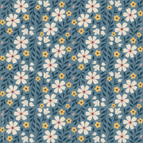 Colorful Floral Pattern Background