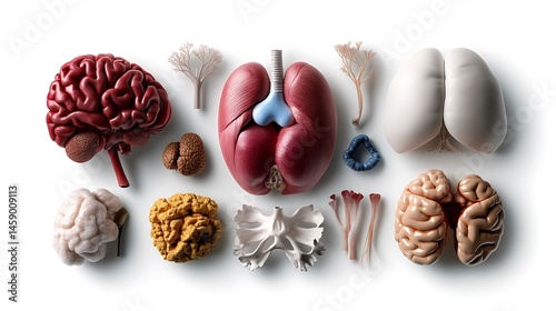 Human Organ Models: A Detailed Anatomical Study photo