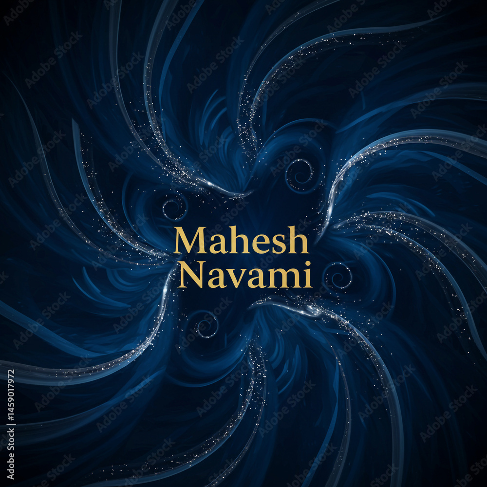 Mahesh Navami Festival Abstract Design