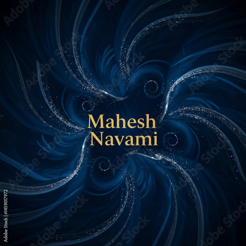 Obraz na płótnie Mahesh Navami Festival Abstract Design w salonie
