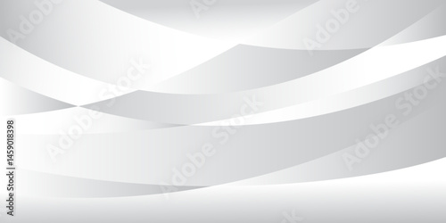 Abstract white premium background for banner, backdrop, flyer. luxury white background. 
