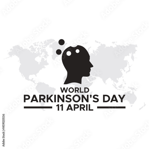 World Parkinson's disease Day observed on 11th April every year, World Parkinson's Disease Day Celebration Vector Design, Poster, Banner, Advertising, Greeting Card
