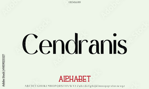 Luxury Cendranis Personal Use Regular alphabet letters font for logo
