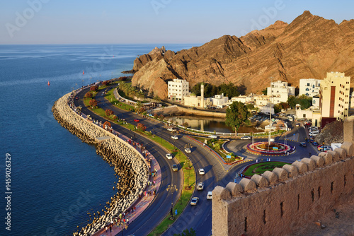 Mutrah Corniche in Muscat, Oman