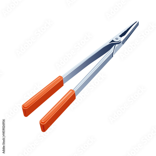 pliers tool on white background vector graphic design