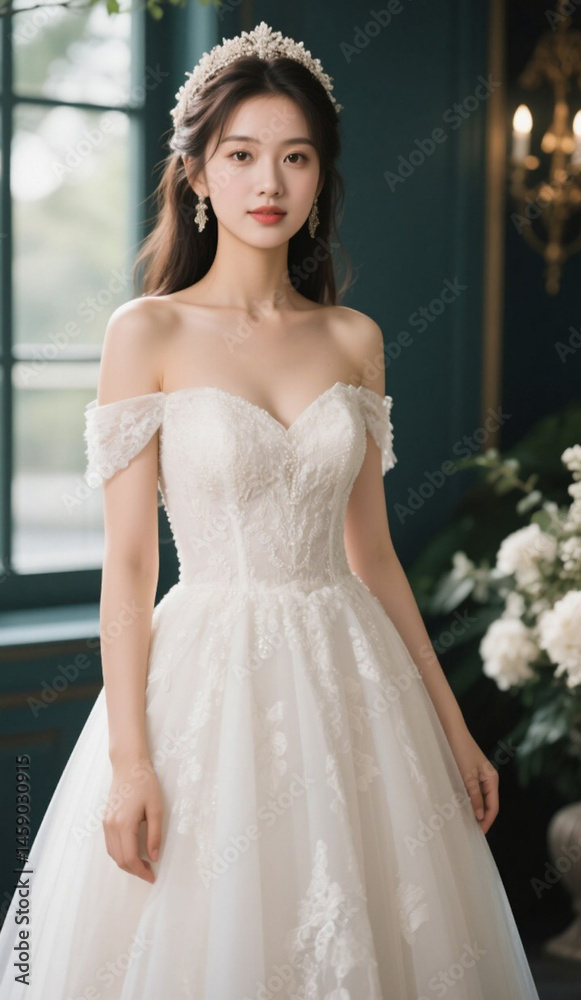 Fototapeta premium bridal dress
