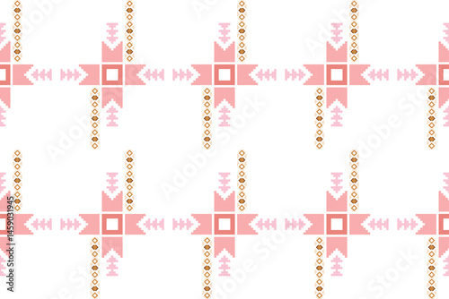 Pixel pattern, seamless vector, Geometric pattern.  The overall structure suggests a balance between complexity and simplicity. colorful, summer.