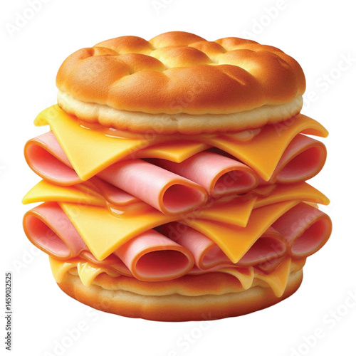 Ham And Cheese Biscuit Sandwich