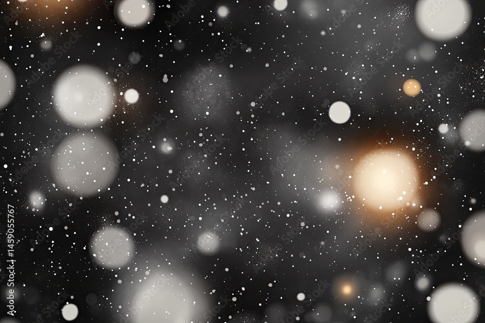 Obraz premium Abstract winter background with bokeh