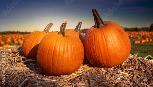 just picked pumpkins ready for halloween