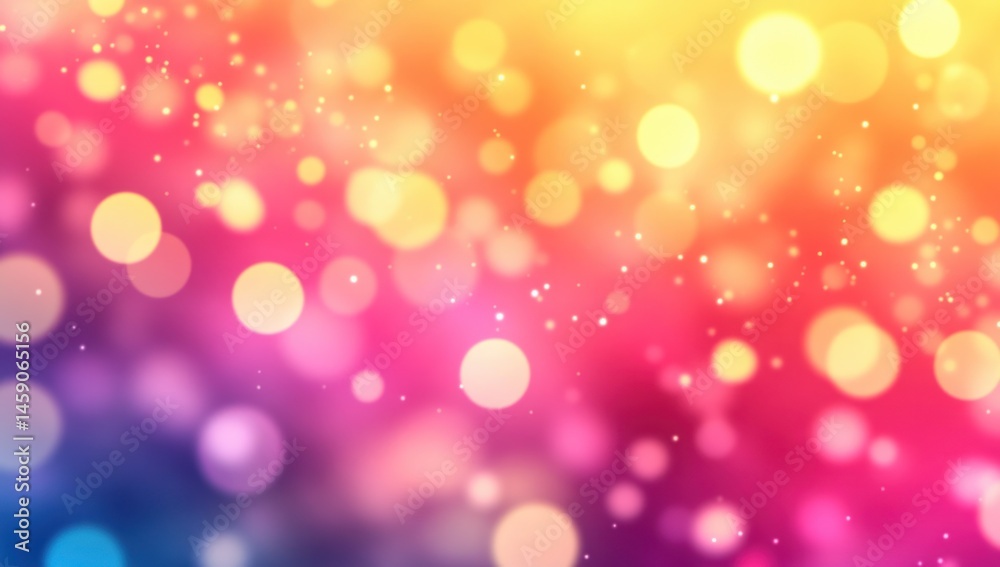 Vibrant, colorful bokeh background Vibrant, colorful bokeh background
