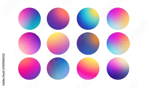 Vibrant gradient circles (1)