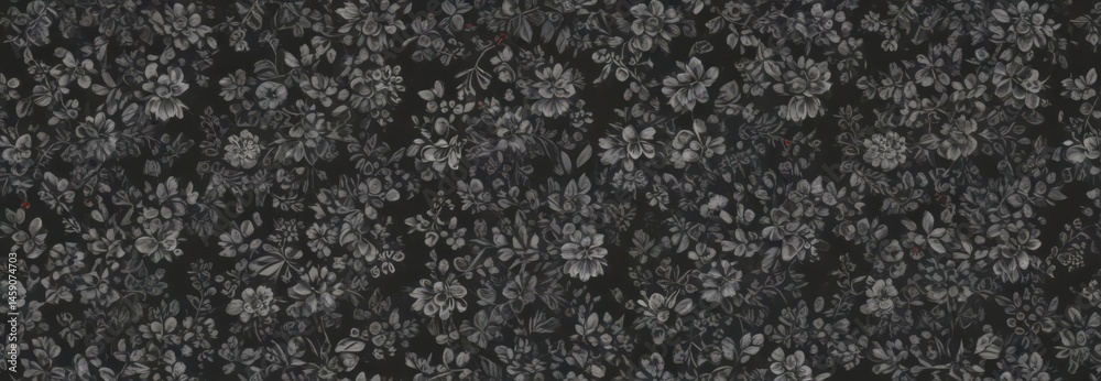 Small scale charcoal floral print, perfect for backgrounds and textiles Seamless repeat , fabric, floral, home decor Small scale charcoal floral print, perfect for backgrounds and textiles Seamless repeat , fabric, floral, home decor