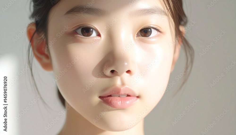 Fototapeta premium 健康的で美しい日本人の女の子