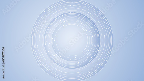 Elegant and abstract white technological background on a futuristic motherboard. Contemporary banner for web presentation. Digital vector illustration on a light technological background. AI concept