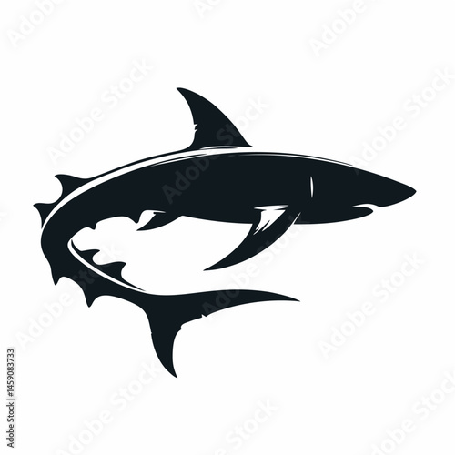 A vector shark.