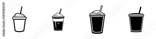 Different types of drinks displayed in various cups, showcasing unique styles and preparations, ideal for refreshing enjoyment