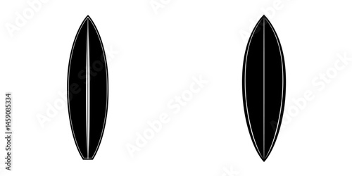 Surfboard shape design for performance surfing with streamlined edges and pointed nose