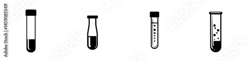 Various laboratory glassware items showcasing different designs and shapes for scientific experiments and evaluations