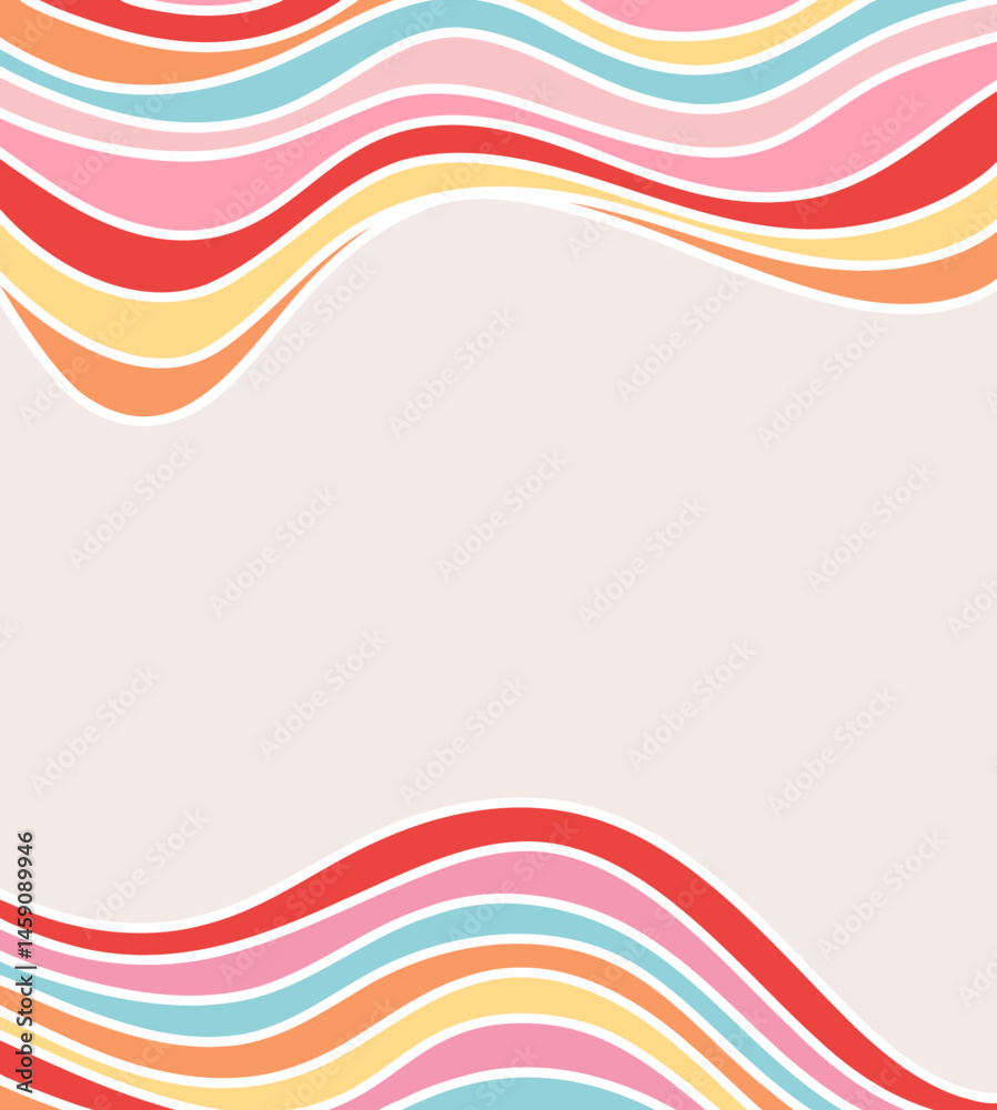 Stunning Abstract Flowing Design Background