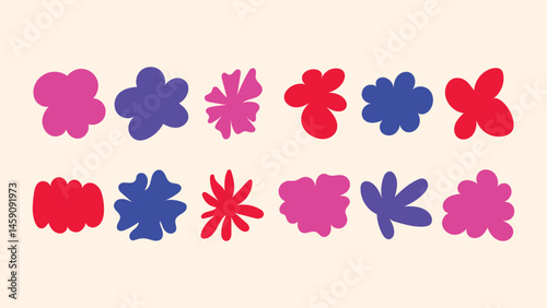 Delicate hand drawn vector collection — stars, abstract florals, badges and shapes for elegant branding, packaging, prints and online posts.