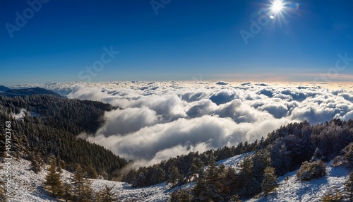 above the clouds cloud scape