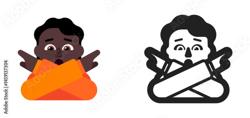 Baby Angel Emoji (Medium-Dark Skin Tone)
