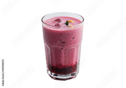 Wallpaper Mural Refreshing berry smoothie in a tall glass chilled and vibrant Torontodigital.ca