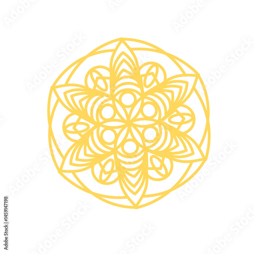Simple Mandala Icon 