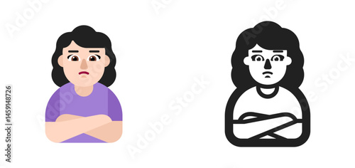 Woman Pouting Emoji (Light Skin Tone)

