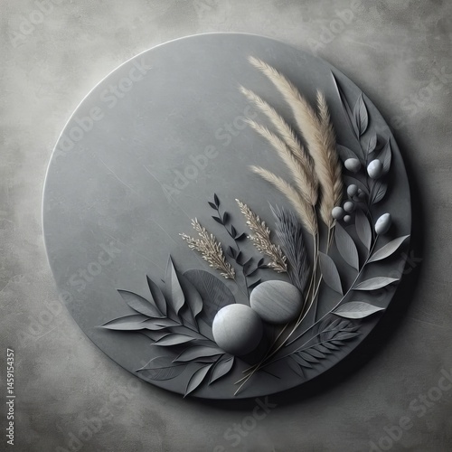 Wallpaper Mural Stone subtle grain resembles concrete Torontodigital.ca