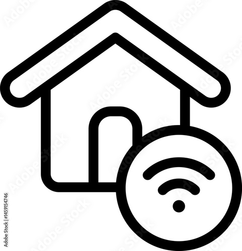 smart home illustration on a white background     