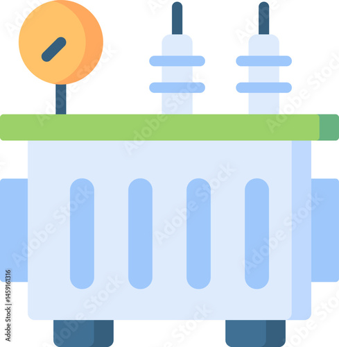 transformer illustration on a white background     