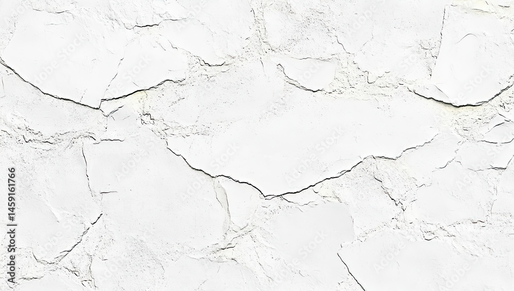 Cracked white textured surface Cracked white textured surface