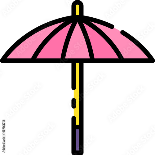 umbrella illustration on a white background     