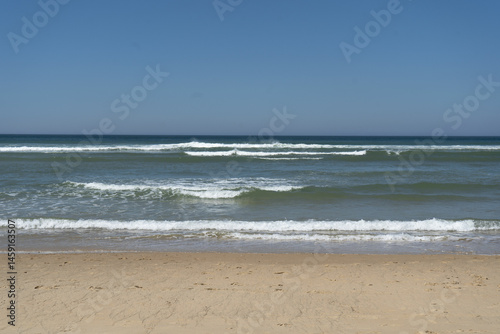Photo des vagues de l'ocean atlantique  Vieux Boucau dans les Landes