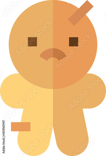 voodoo illustration on a white background    