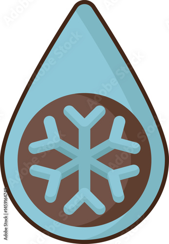 water cooler illustration on a white background     