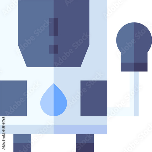 water heater illustration on a white background     