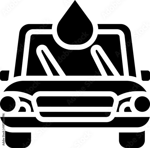 wiper illustration on a white background     