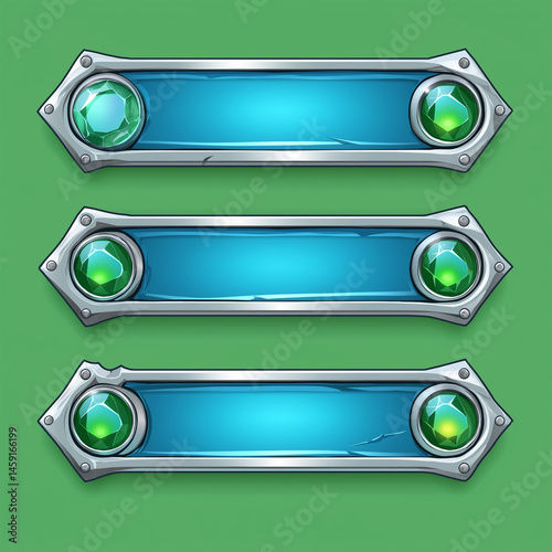 Graphic element isolation background for your design asset, game asset, video game, mobile game, web asset Illustration