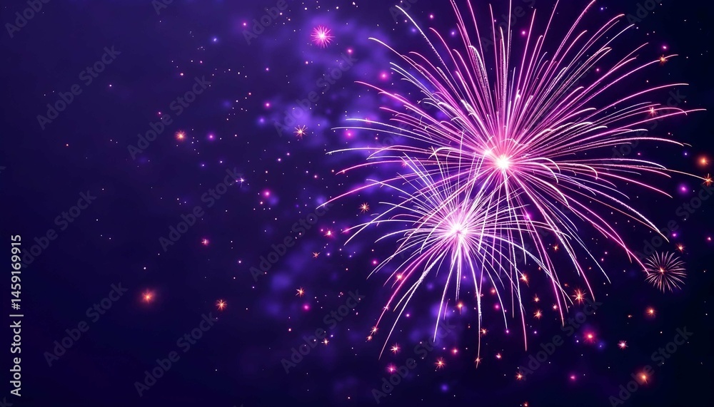 Fototapeta premium fireworks in the night sky
