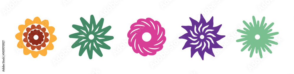 Obraz premium Set Flower Beauty