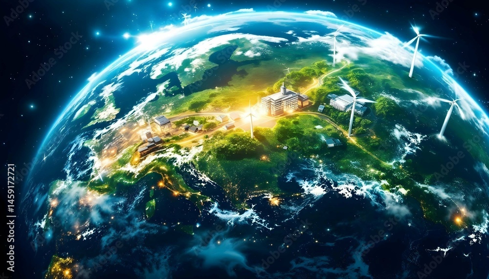 Obraz premium earth in space