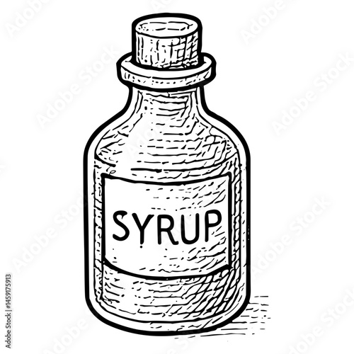 syrup bottle