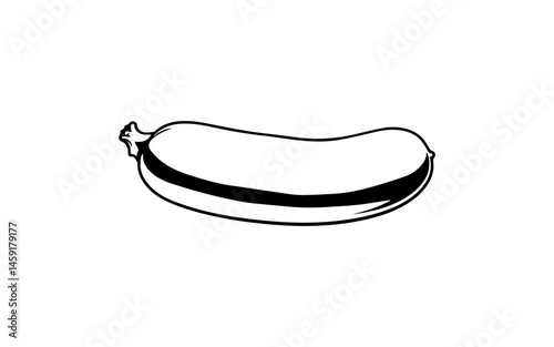 Blue Sausage Fruit in Long Pod Vector Style