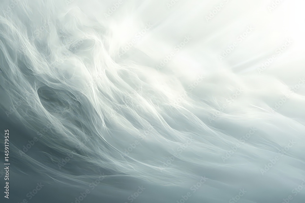 Obraz premium Abstract design of flowing, ethereal shapes.