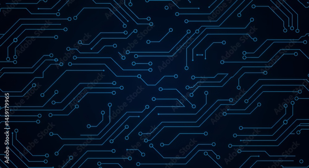 Abstract Digital Circuit Board Background: High-Tech Network Technology Pattern Abstract Digital Circuit Board Background: High-Tech Network Technology Pattern