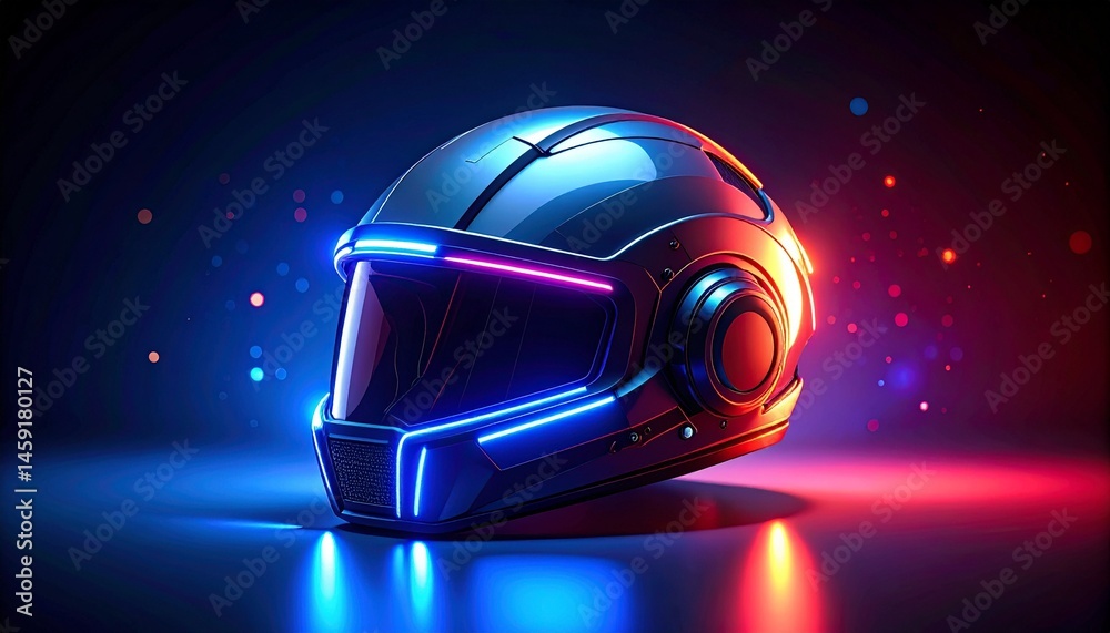 Fototapeta premium Futuristic Helmet concept design