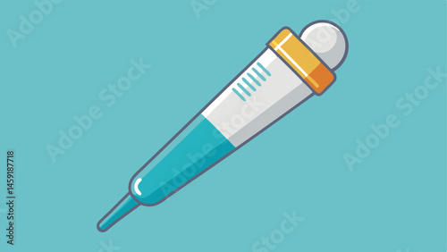 Microneedling Device A detailed vector illustration of a handheld microneedling device highlighting its needle tip and skincontact area.
